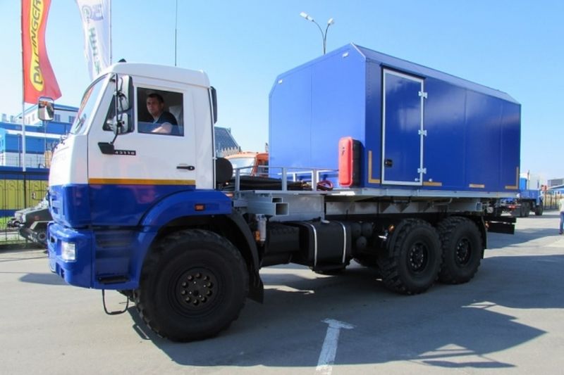 Kamaz-43118 - lietajúce monstrum so špeciálnym podporným druhom pohonu a odolnosťou voči extrémne nízkym teplotám. Odolá aj -60 °C!