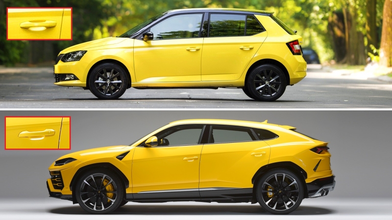 Lamborghini Urus s kľučkami dverí z Fabie!