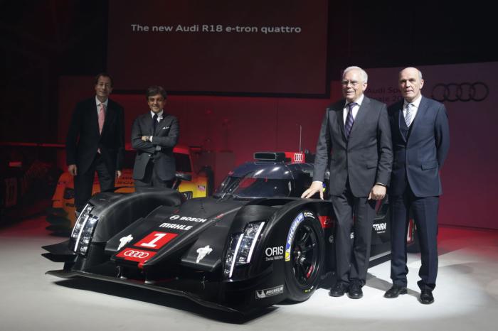 Supercar Audi R18 2014 je vysoké len 105 cm!