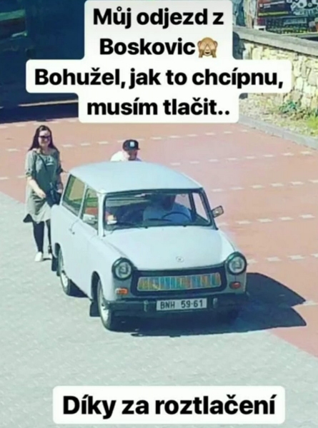Leoša Mareša zastavili policajti v Trabante!