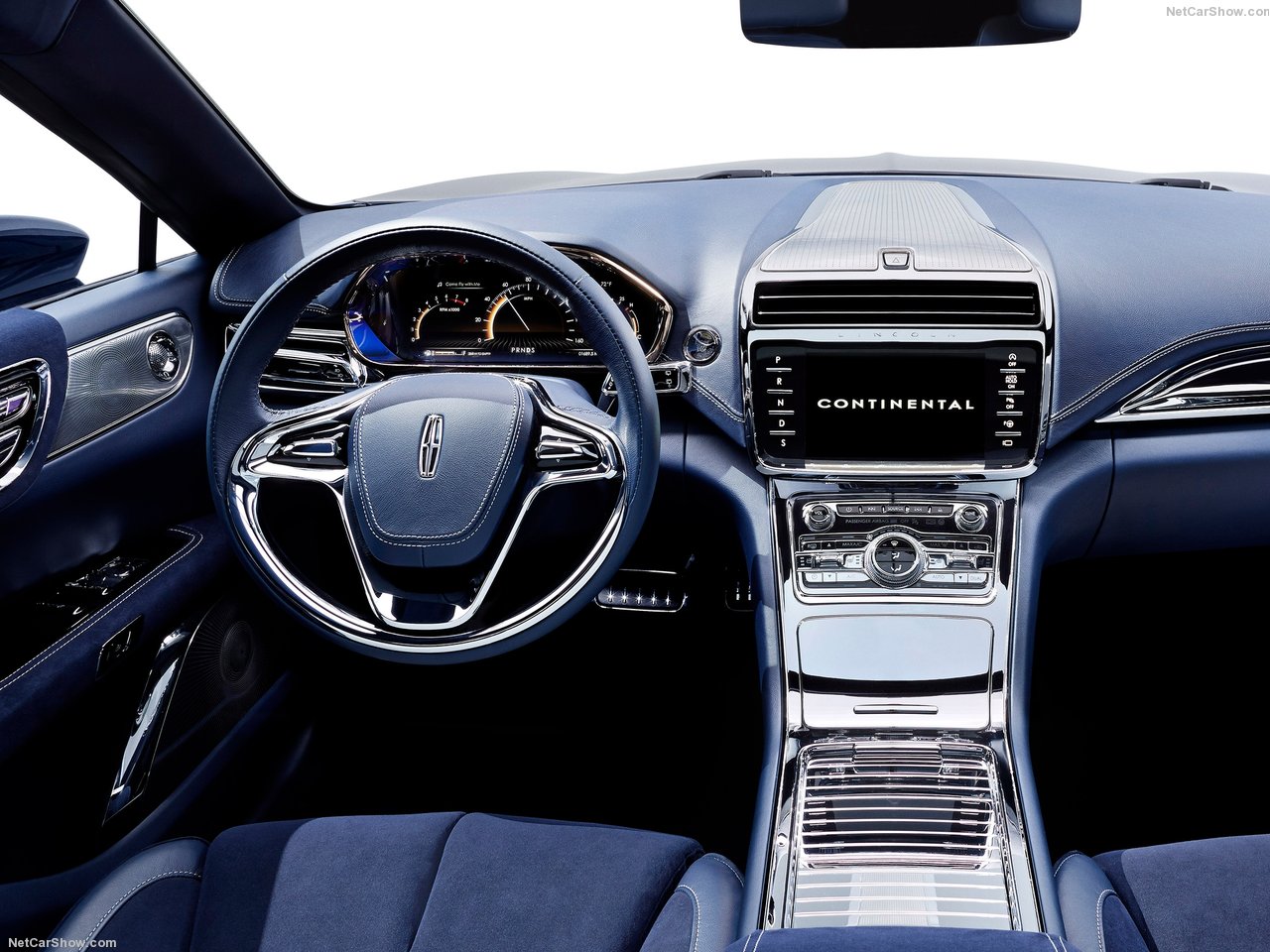 Interiér Lincolnu Continental