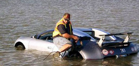 Vodné Bugatti Veyron
