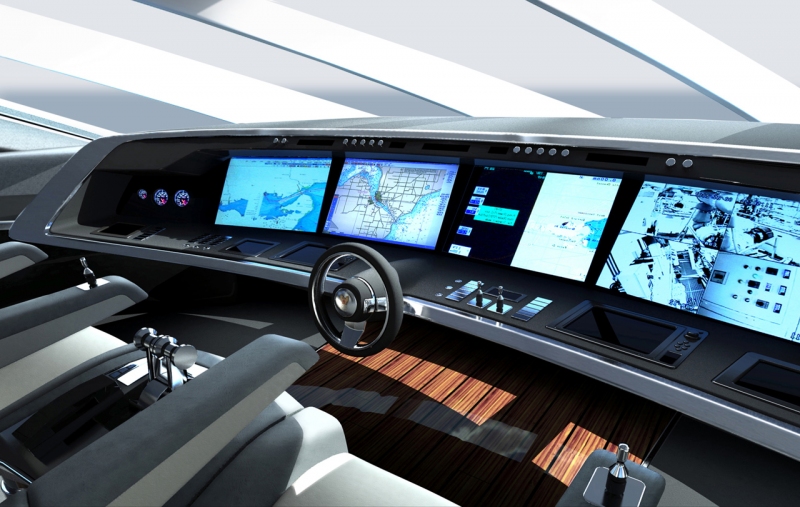 Luxusný katamarán Porsche Design štúdia