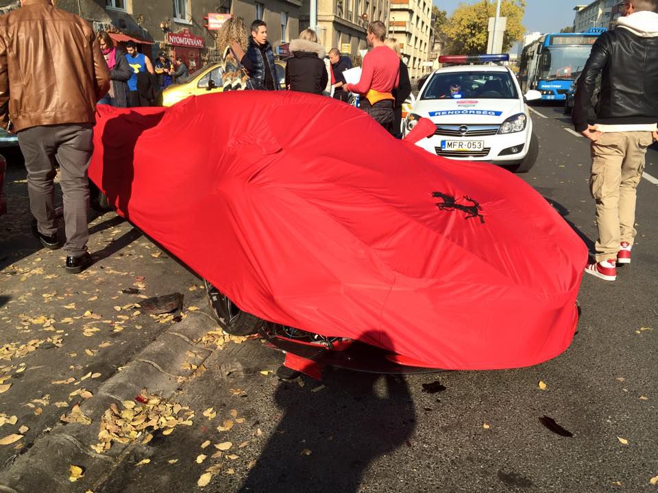 LaFerrari po nehode