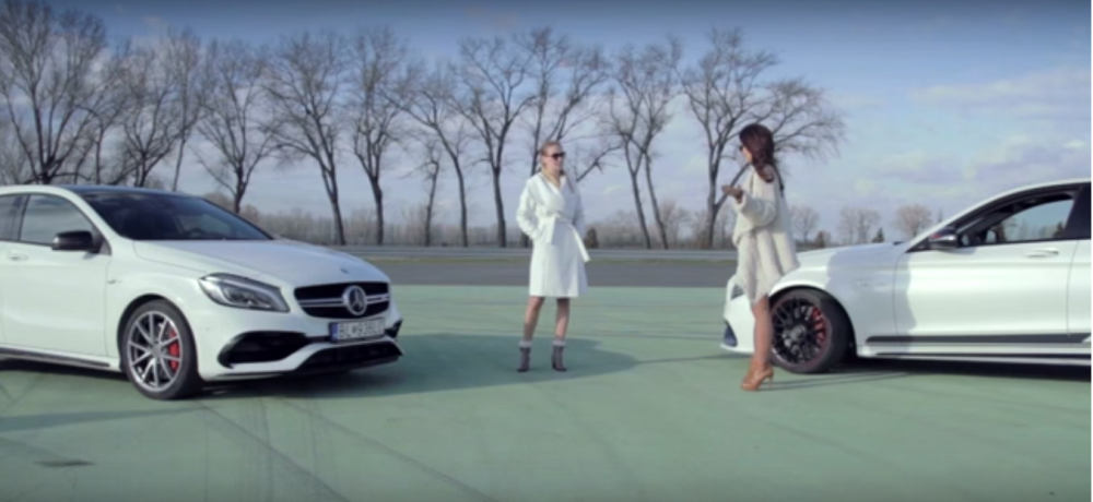 Ženy za volantom vs. Mercedesy AMG!