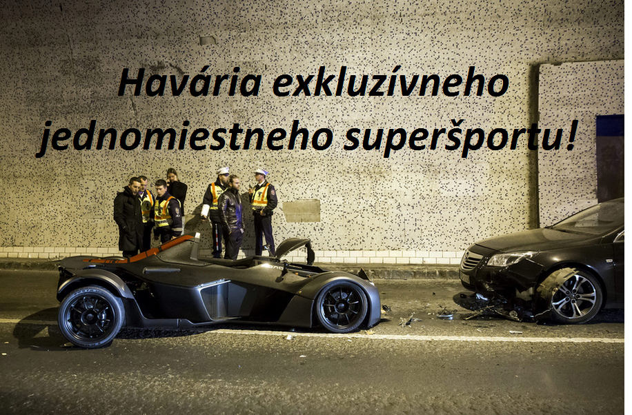 Havária exkluzívneho športiaku v maďarskom tuneli! 