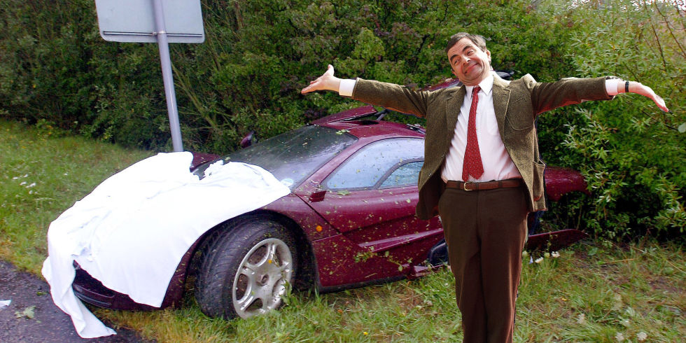 Mr. Bean predáva svoje milované vozidlo po druhej vážnej nehode.