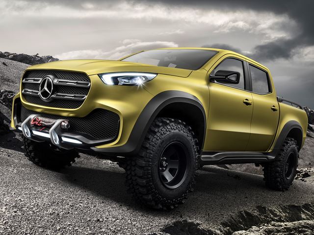 Nový koncept pick-upu Mercedes X-Class Powerful Adventurer