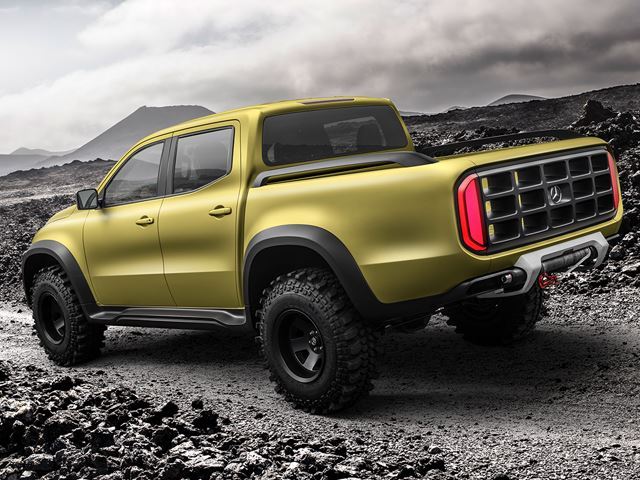 Nový koncept pick-upu Mercedes X-Class Powerful Adventurer