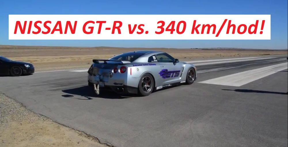 Nissan GT-R nezvládol riadenie v 340 km/hod. rýchlosti!