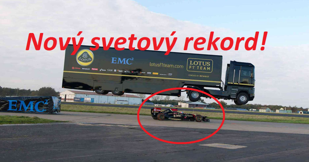 25 metrový skok kamiónu? To sa len tak nevidí!