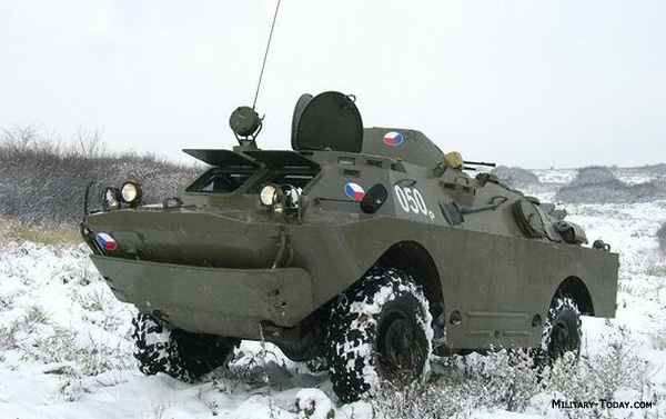 BRDM-2 je obojživelné vozidlo