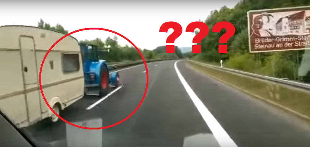 Obytný príves ťahaný traktorom!