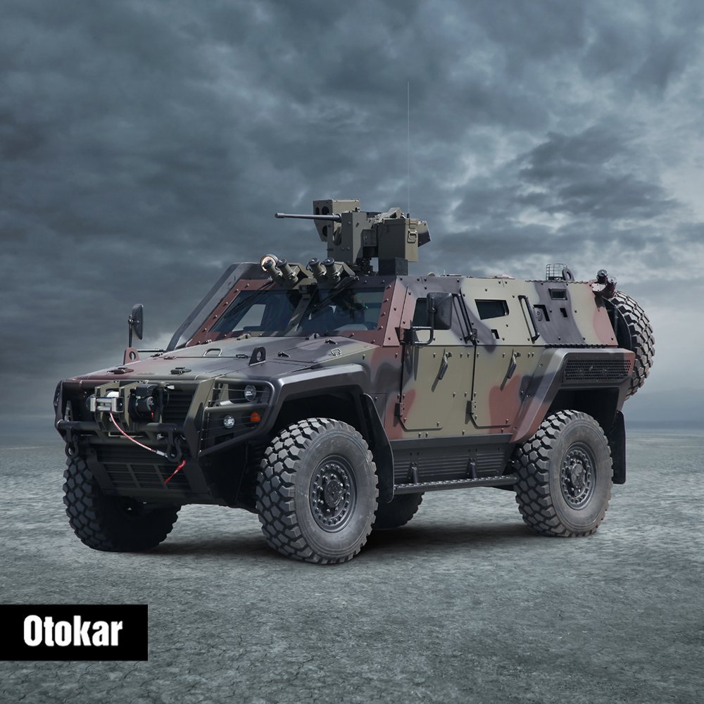 Otokar 4x4 obrnené vozidlo