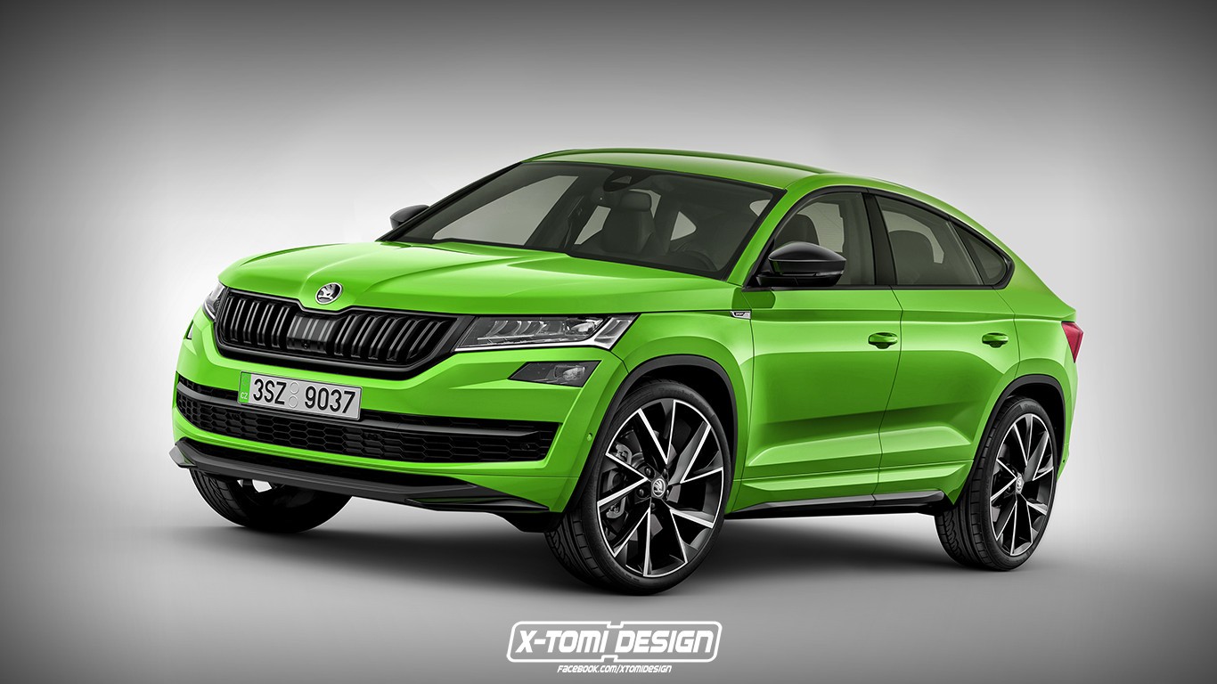 Škoda Kodiaq Coupé - návrh od X-Tomiho 
