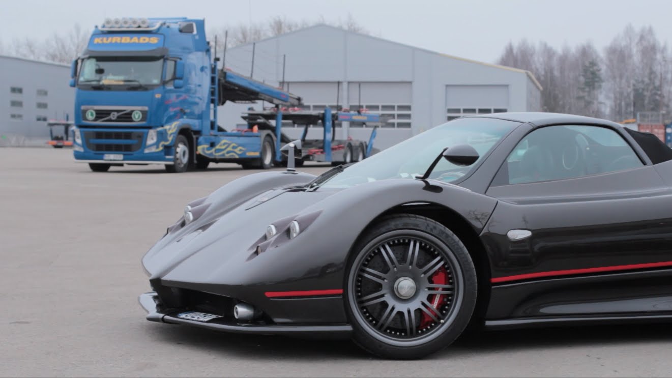 Preprava Pagani Zondy F Roadster renomovanou prepravnou spoločnosťou Kurbads
