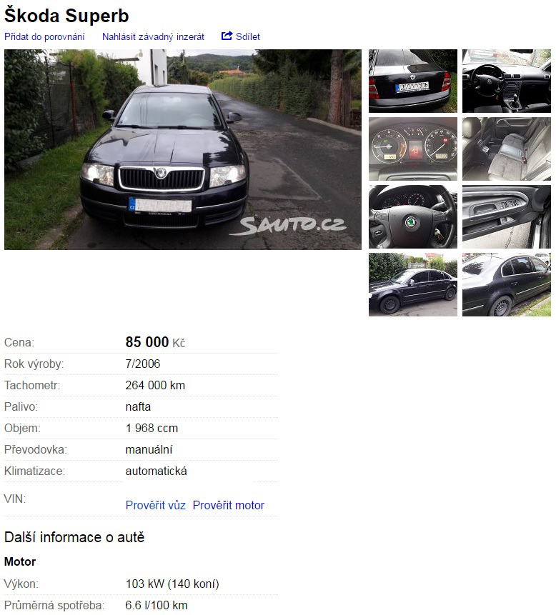 Tento Superb prišiel o 130 000 km! Odhalil ho google a ruženec!