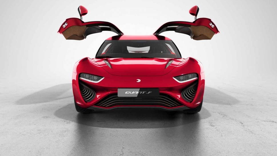 Quant F disponoval zrýchlením na stovku za 2,8 sekundy a dojazdom 800 km 