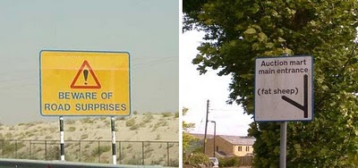 Bizarné značky na cestách