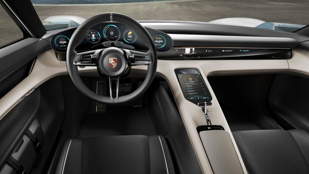 Interiér Porsche Mission E 2015