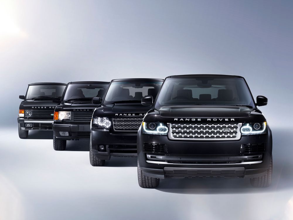 Range Rover jednotlivé generácie