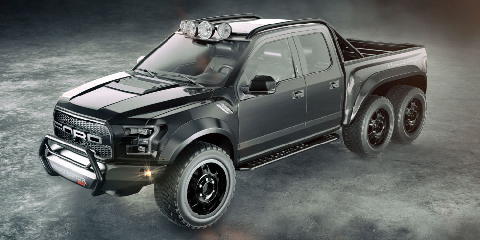 600-koňový Hennessey Raptor 6x6