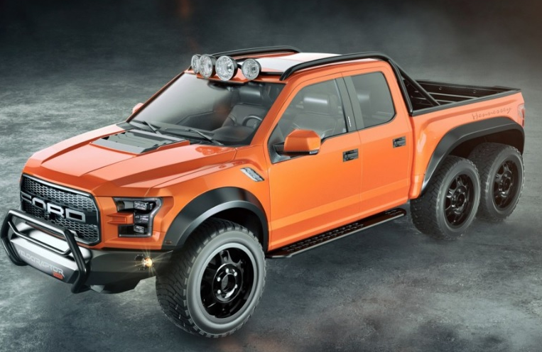 600-koňový Hennessey Raptor 6x6
