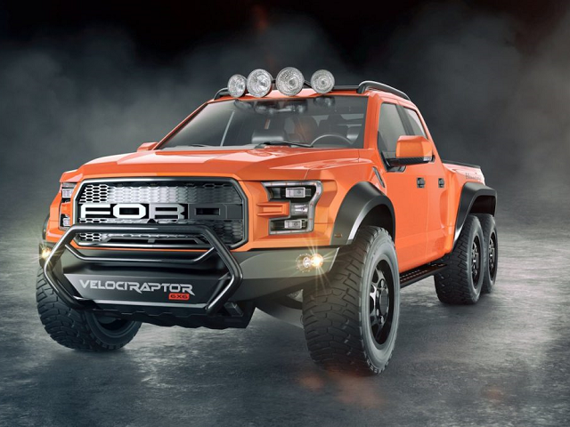 600-koňový Hennessey Raptor 6x6
