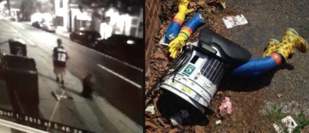 Robot do cieľa svojej cesty stopovaním nedocestoval...