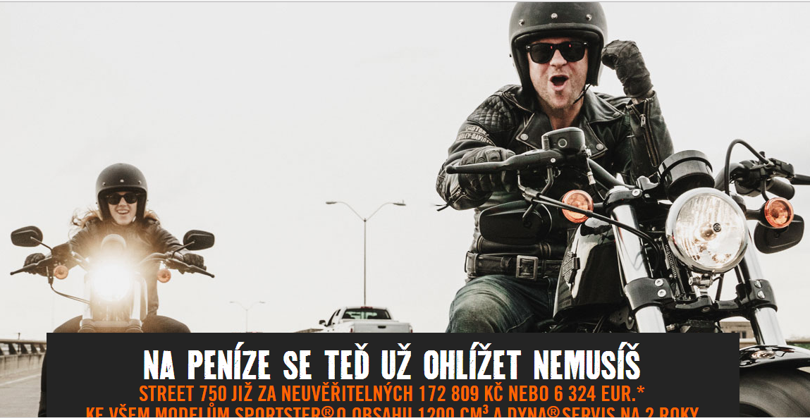 Harley za bezkonkurenčnú cenu!