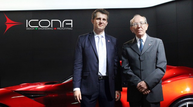 Samuael Chuffart, šéf dizajnér Vulcana a Claudio Lombardi, hlavný inžinier projektu konceptu nového Vulcana