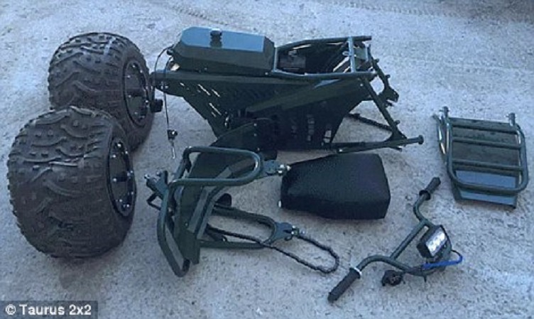 Skladací motocykel Taurus 2x2