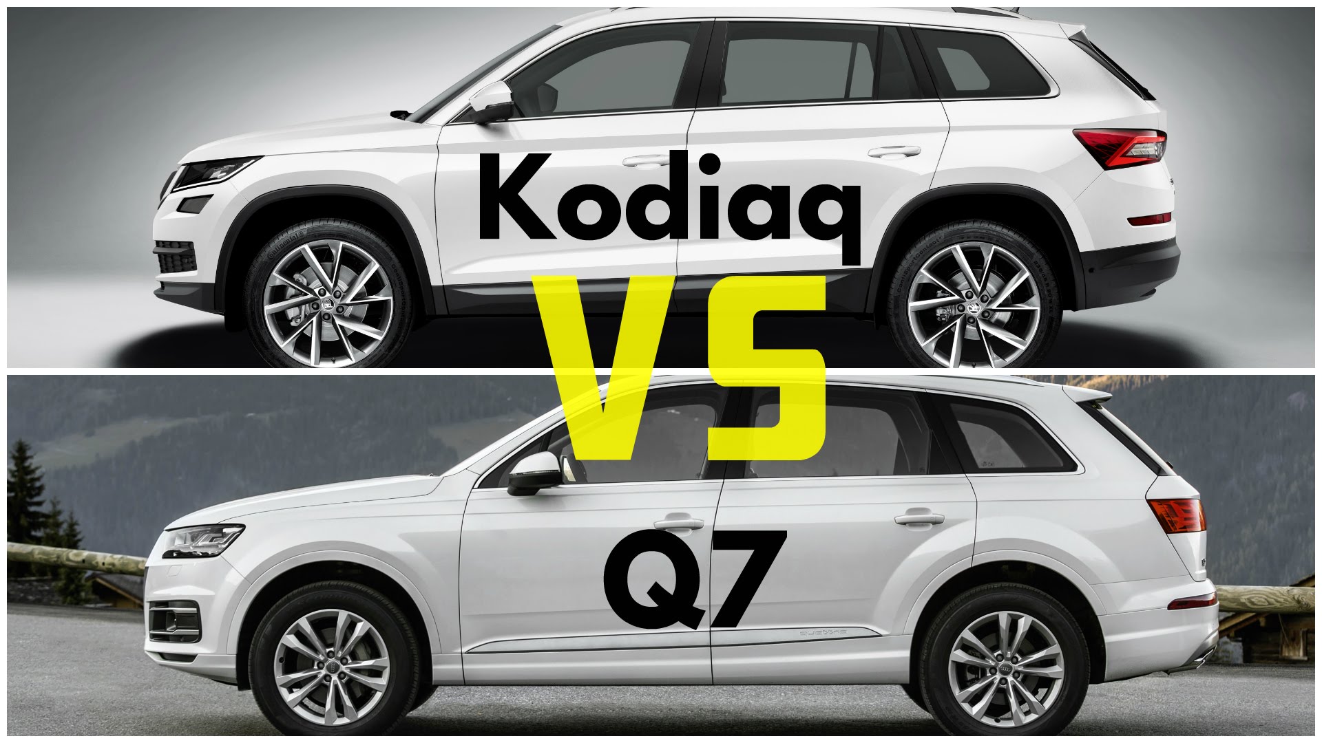 Škoda Kodiaq vs Audi Q7