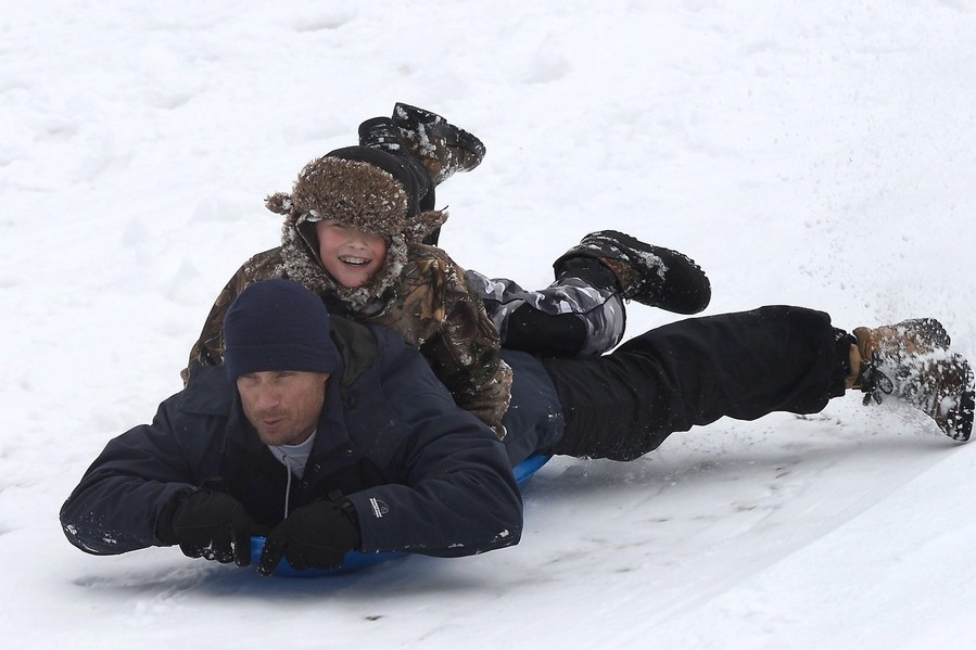 Ako sa snowboarduje v uliciach New Yorku?
