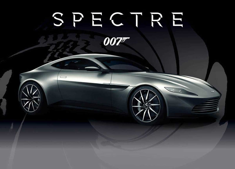 Aston Martin DB10, špeciálne pre film bolo vyrobených 10 exemplárov