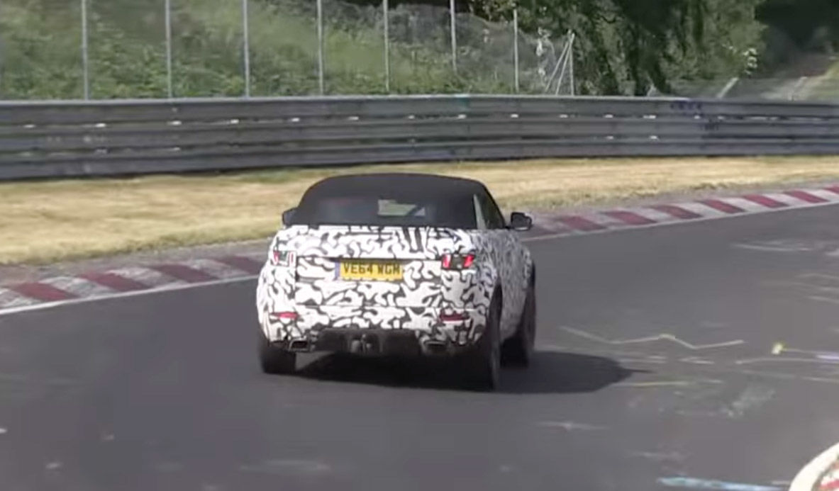 Evoque na špionážnej fotografii