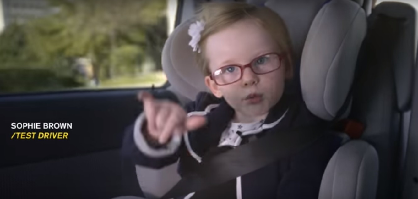 Volvo riadi 4-ročné dievčatko!