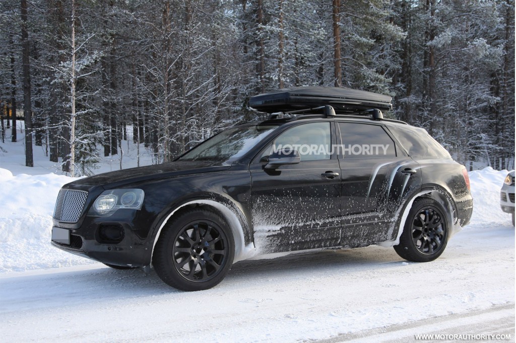 Špionážne zábery Bentley Bentayga 2016