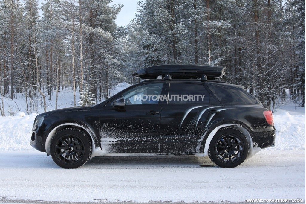 Špionážne zábery Bentley Bentayga 2016