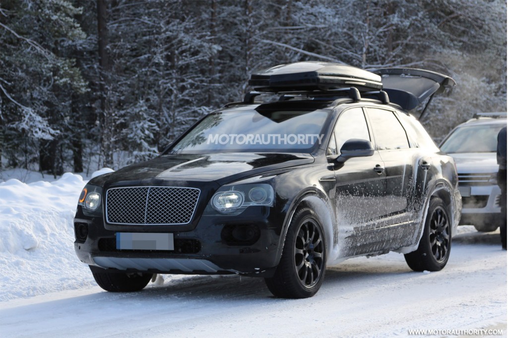 Špionážne zábery Bentley Bentayga 2016