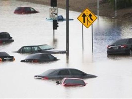 Povodne v Texase