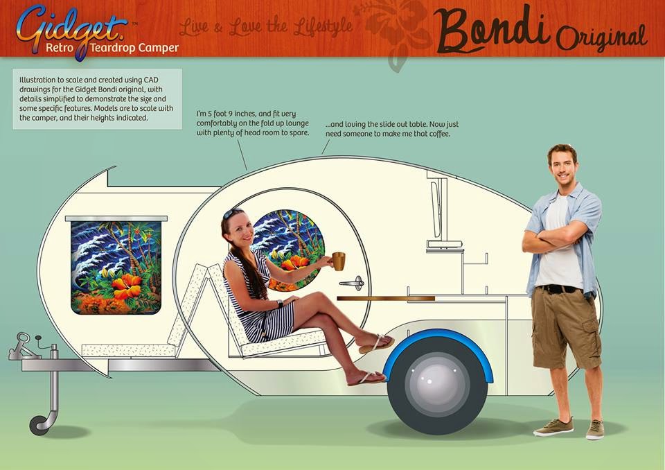 Gidget Retro Teardrop Camper
