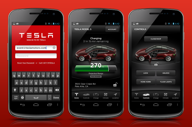 VIDEO: čo dokáže aplikácia na mobil s Teslou Model S?