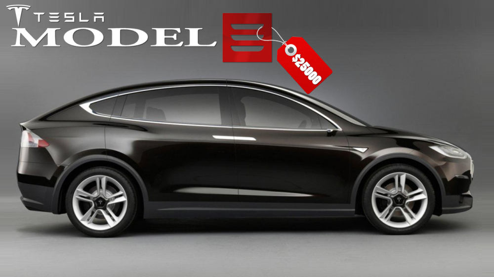 Tesla 3 nebude najlacnejšou Teslou
