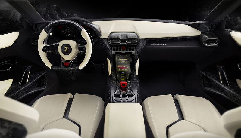 Interiér Lamborghini Urus 