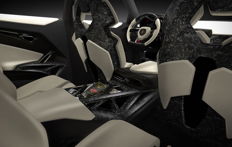 Interiér Lamborghini Urus 
