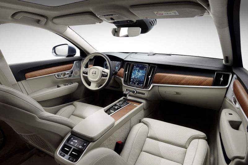 Interiér nového Volva V90