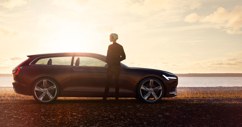 Volvo Koncept Estate – vydarený mix Volva 1800ES a technológie budúcnosti
