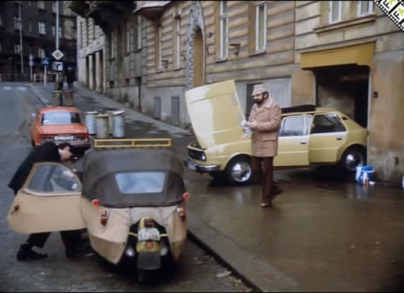 Velorex bol slávny aj vďaka účinkovaniu v známej českej komédii „Vrchni prchni!“