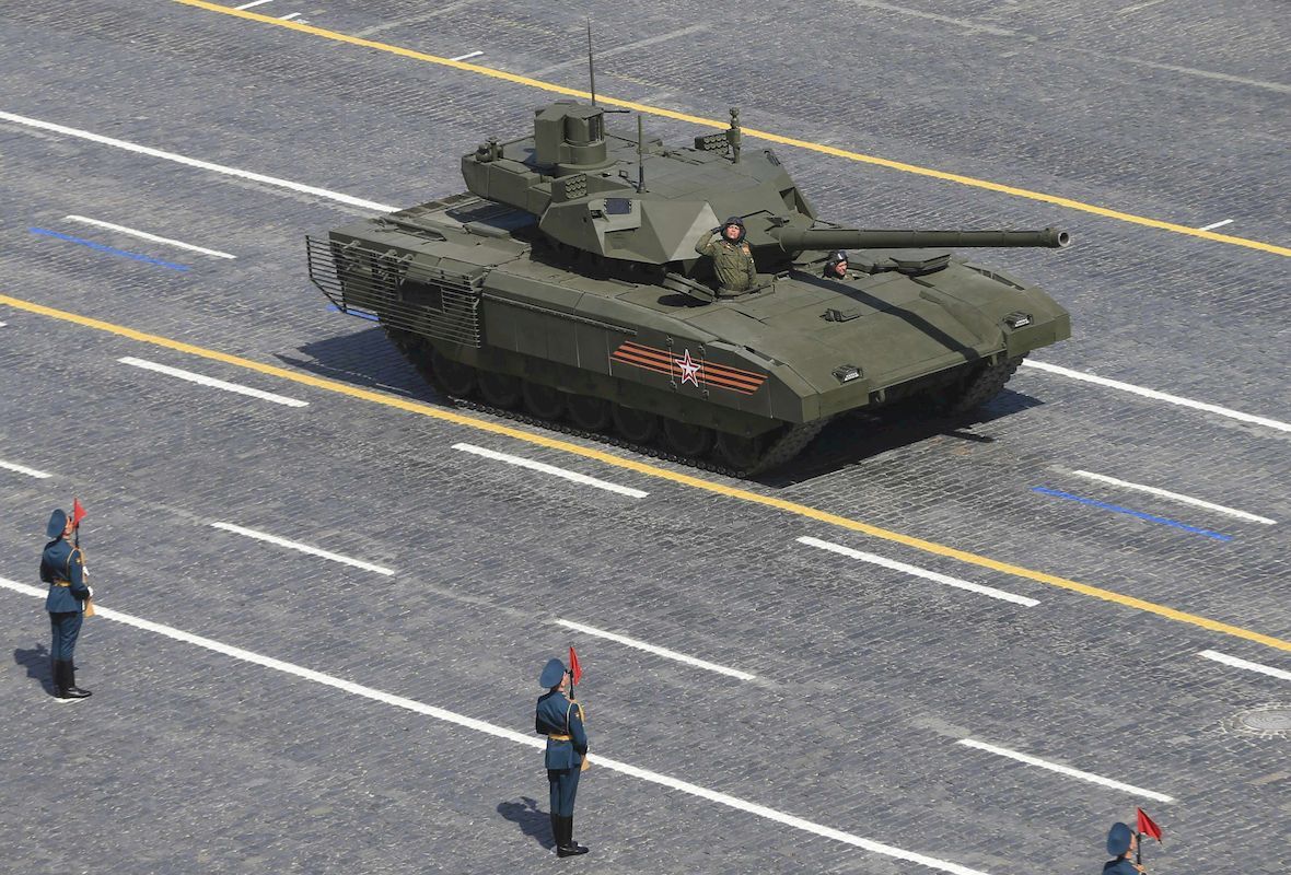 Najnovší ruský tank T-14 s výkonom 2 000 koní!